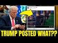 WTF! Trump Actually Posted THIS Video About Stephen Colbert..