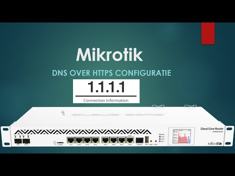 Mikrotik DOH configuratie DNS over HTTPS