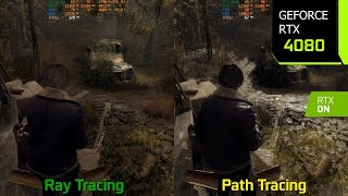 Resident Evil 4 Remake Path Tracing Mod vs Ray Tracing - Graphics/Performance Comparison | RTX 4080 screenshot 4