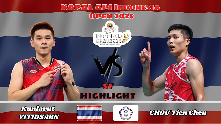 รอบรองชนะเลิศ | กุลวุฒิ วิทิตศานต์ (ไทย) พบ โจว เทียนเฉิน (ไต้หวัน) | อินโดนีเซีย โอเพ่น 2025