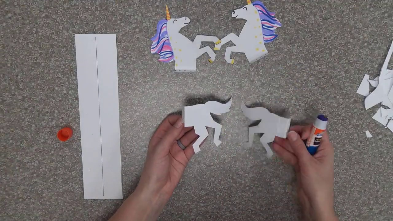 Imagine Your Story Week 1 Craft: Dragon/Unicorn Puppet - YouTube