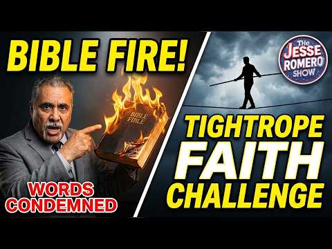 Bible Fire & Tightrope Faith Challenge