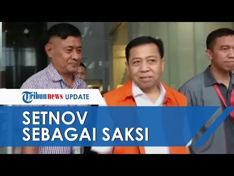 kasus-suap-korupsi-e-ktp,-ketua-dpr-ri-nonaktif-setya-novanto-diperiksa-kpk-sebagai-saksi