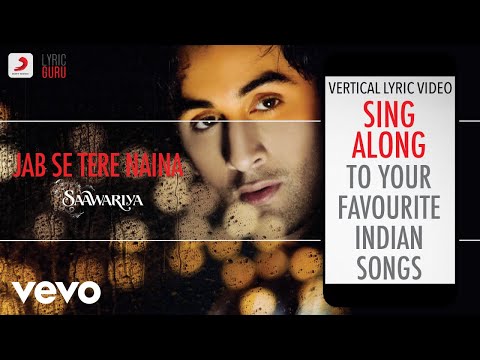 jab-se-tere-naina---saawariya|official-bollywood-lyrics|shaan