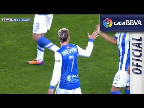 Gol de Griezmann (2-0) en el Real Sociedad - UD Almería - HD