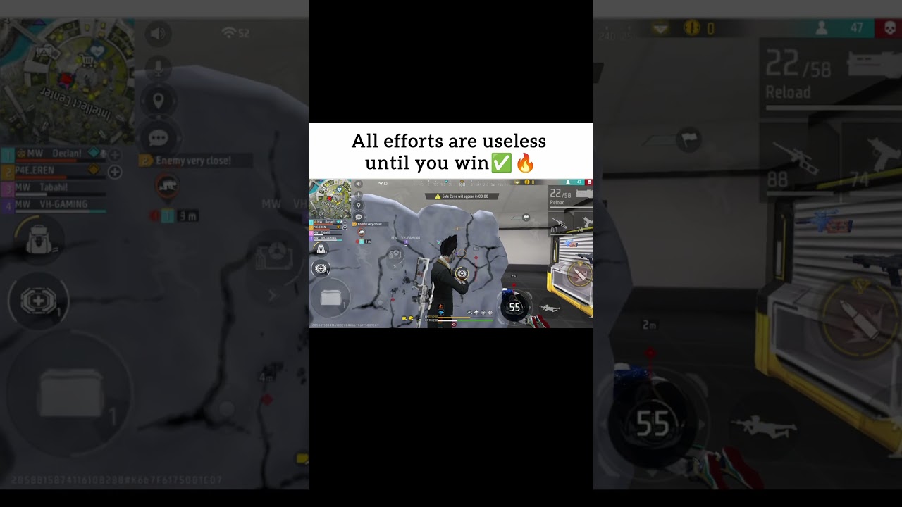 Efforts🎯|| Tournament and paid scrims highlights #freefiremax #shorts #shortsfeed #shortsviral