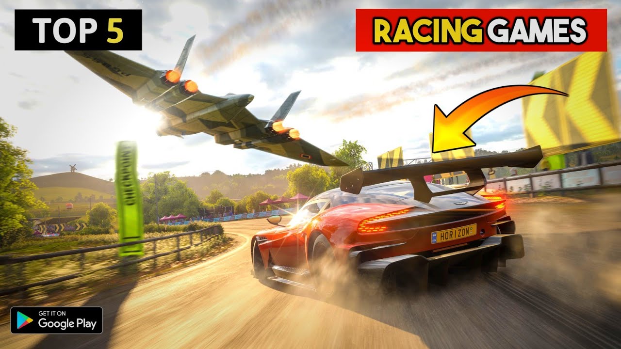 Top 5 Racing Games: Meus cinco jogos de carros de corrida