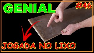 IDEIA GENIAL FEITA COM MADEIRA REUTILIZADA (VÍDEO #46) #marcenaria #marcenariacriativa