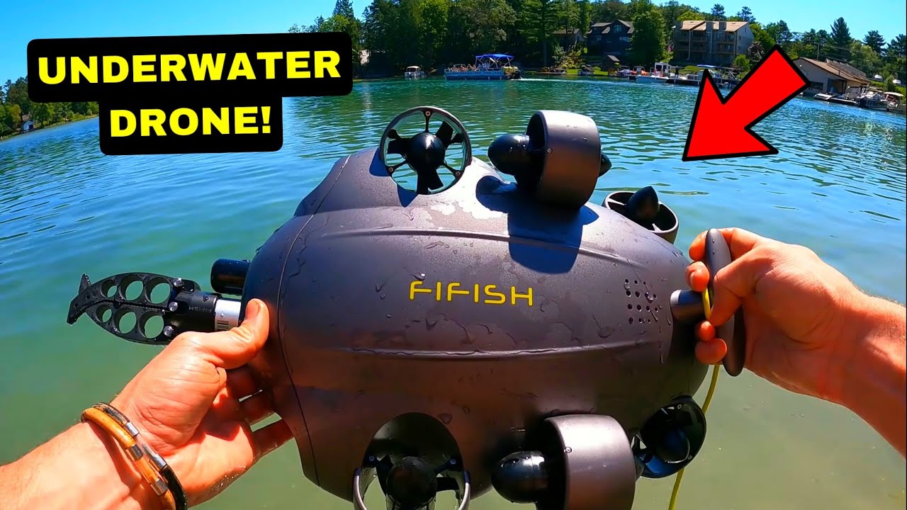 Underwater DRONE With Robotic Arm In Crystal Clear Lake Is INSANE!!! 
