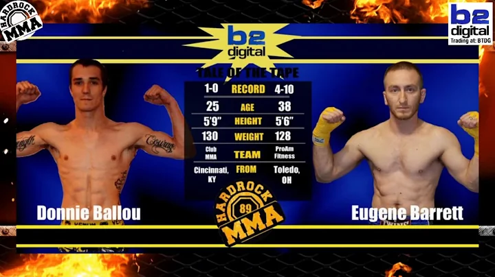 Hardrock MMA 89 Fight 15 Donnie Ballou vs Eugene B...
