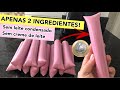 GELADINHO SUPER CREMOSO DE 1 REAL FEITO APENAS COM 2 INGREDIENTES