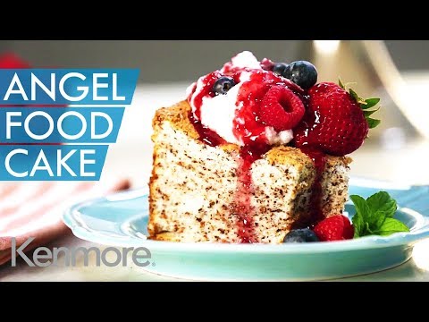 Homemade Angel Food Cake Recipe: Easy Dessert Recipes | Kenmore Elite OVATION Stand Mixer