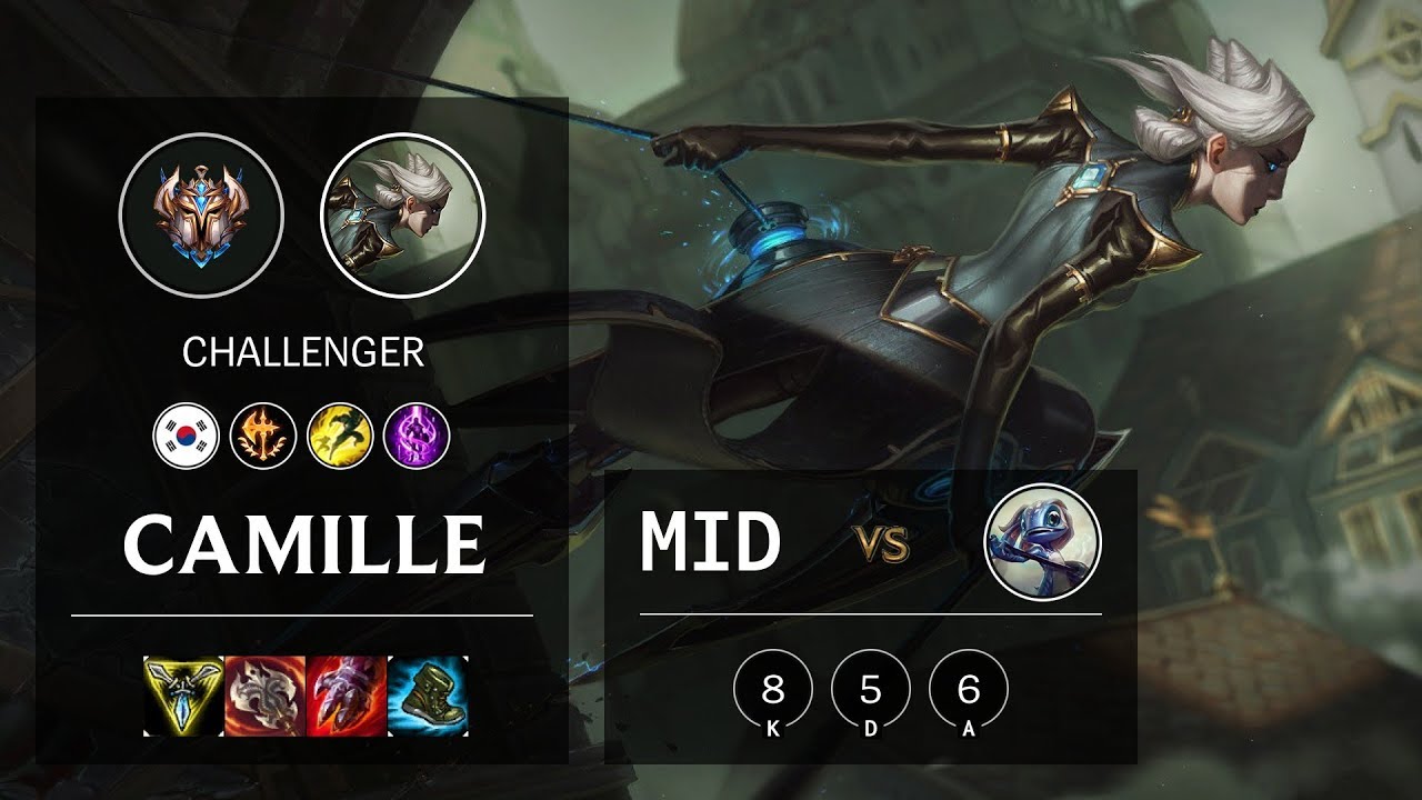Camille Mid vs Fizz - KR Challenger Patch 10.4