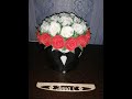 МК Розы из изолона для шляпной коробки