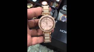 MICHAEL KORS Parker Blush Dial Rose 