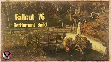 Fallout 76 Settlement Build - The Mire - Water Under the Bridge