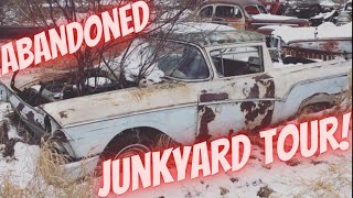 Abandoned junkyard tour! Closed to the public for over 40 Years! 250+ vehicles! 40s 50s 60s 70s