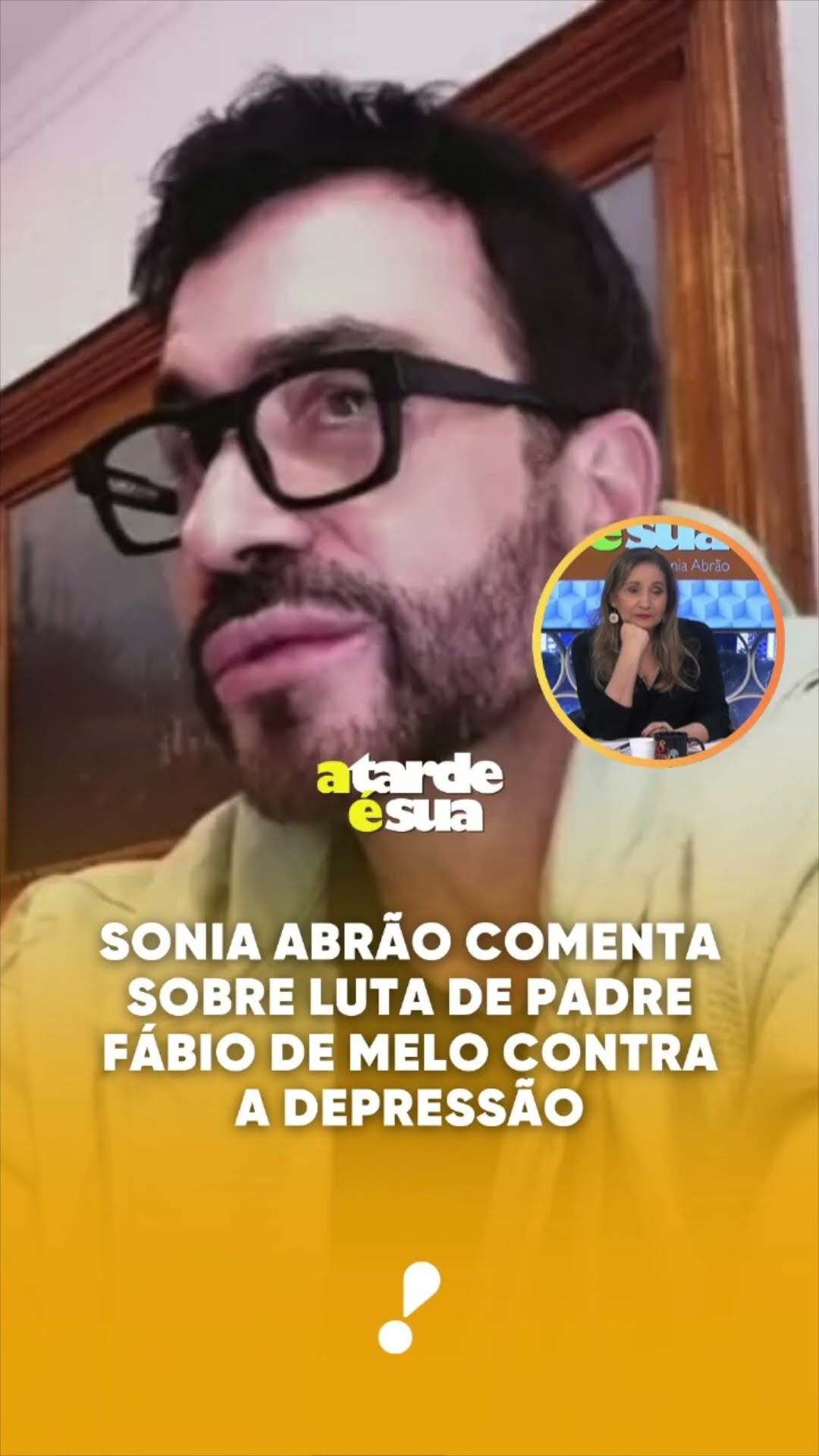 Sonia Abrão comenta sobre luta de Padre Fábio de Melo contra a depressão