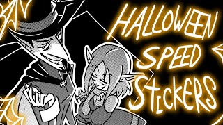 Halloween! Speed Stickers