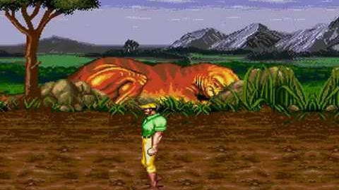 SEGA Mega Drive - Cadillacs and Dinossaurs (Tech Demo)