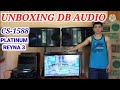 UNBOXING DB AUDIO CS - 1588 SPEAKER AND PLATINUM RAYNA 3 DVD PLAYER AND SOUNDS CHECK