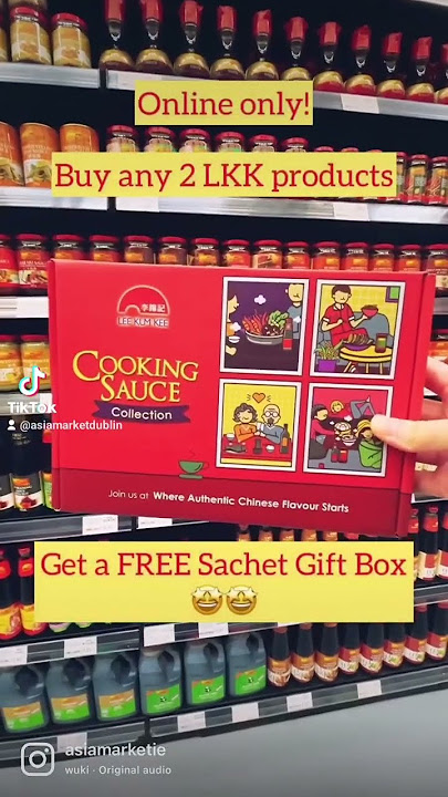 FREE Lee Kum Kee Sachet gift box!🎁Buy ANY 2 LKK products ONLINE ONLY. While stocks last#ytshorts
