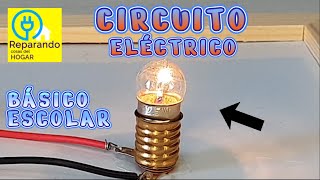 CIRCUITO ELÉCTRICO BÁSICO ESCOLAR by Reparando cosas del hogar 1,080 views 3 months ago 8 minutes, 2 seconds