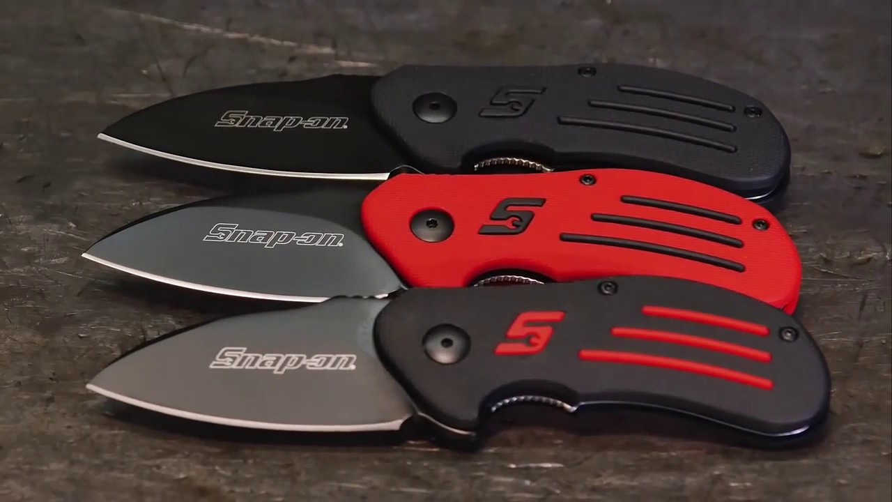 Exclusive Rave knife designed by Ken Onion Snap on Tools - YouTube