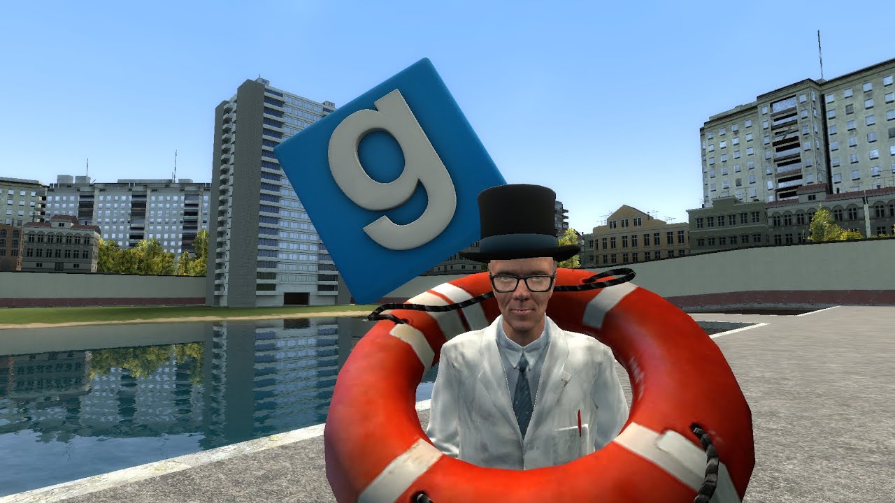 Making a 3x4 raft in Garys mod :)
