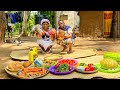 Dream Home Final Painting in Africa🏡 + Soft layered Chapati & Chicken Curry Recipe 🍛Building village