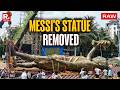 Kolkata's 70-Ft Lionel Messi Statue Removed: Sree Bhumi Monument Dismantled Due To Safety Concerns