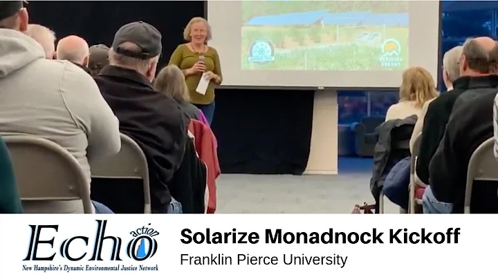 Solarize Monadnock Kickoff: Professor Catherine Ko...