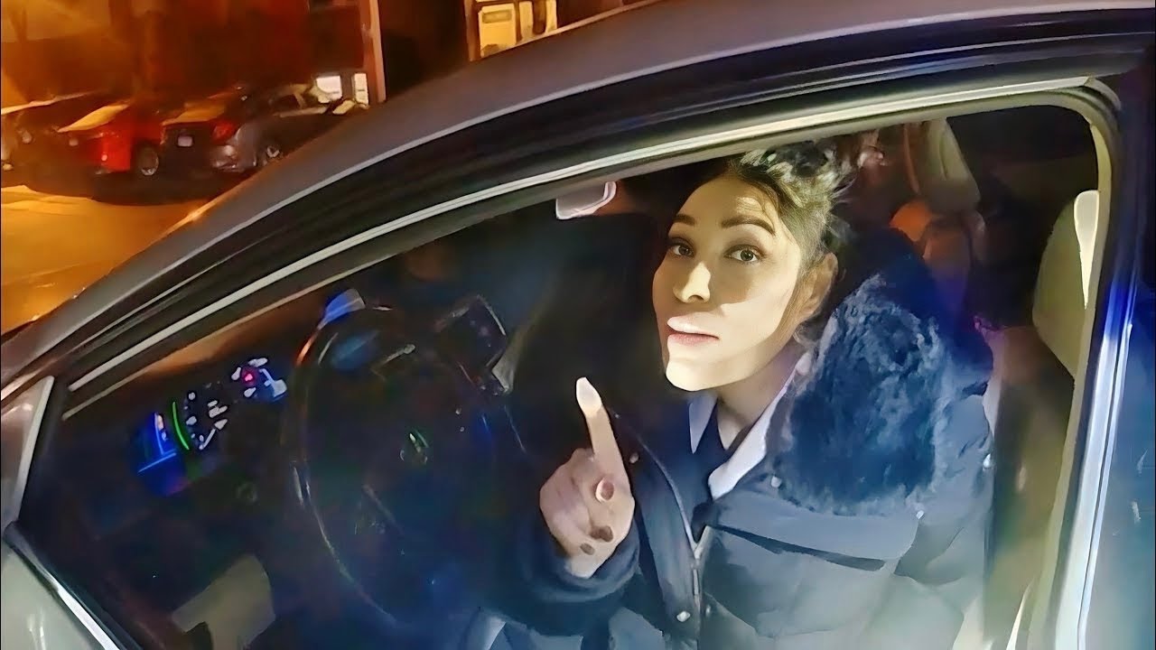 Cocky Driver Finally Gets What She Deserves 