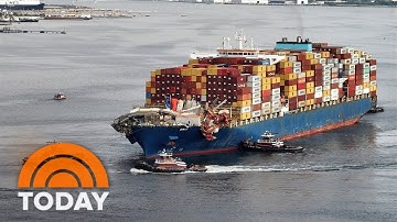 Ship that caused Baltimore bridge collapse removed from wreckage