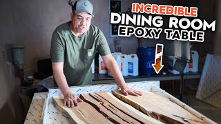 Jazz Up Your Old Dining Table with Some Epoxy