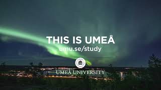 This is Umeå University (Sweden) - Northern Lights