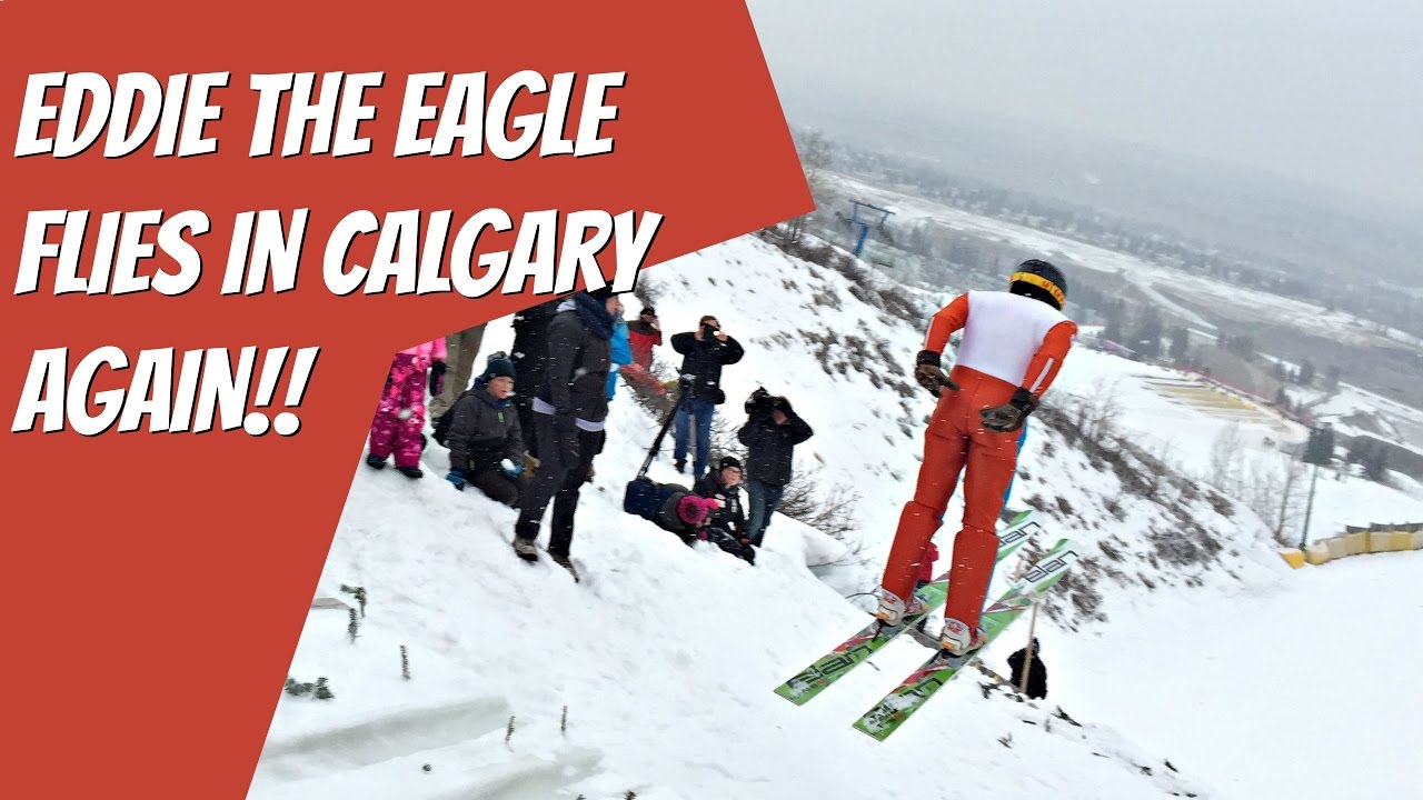 Eddie The Eagle Ski Jumping In Calgary Youtube for Ski Jumping Eddie The Eagle