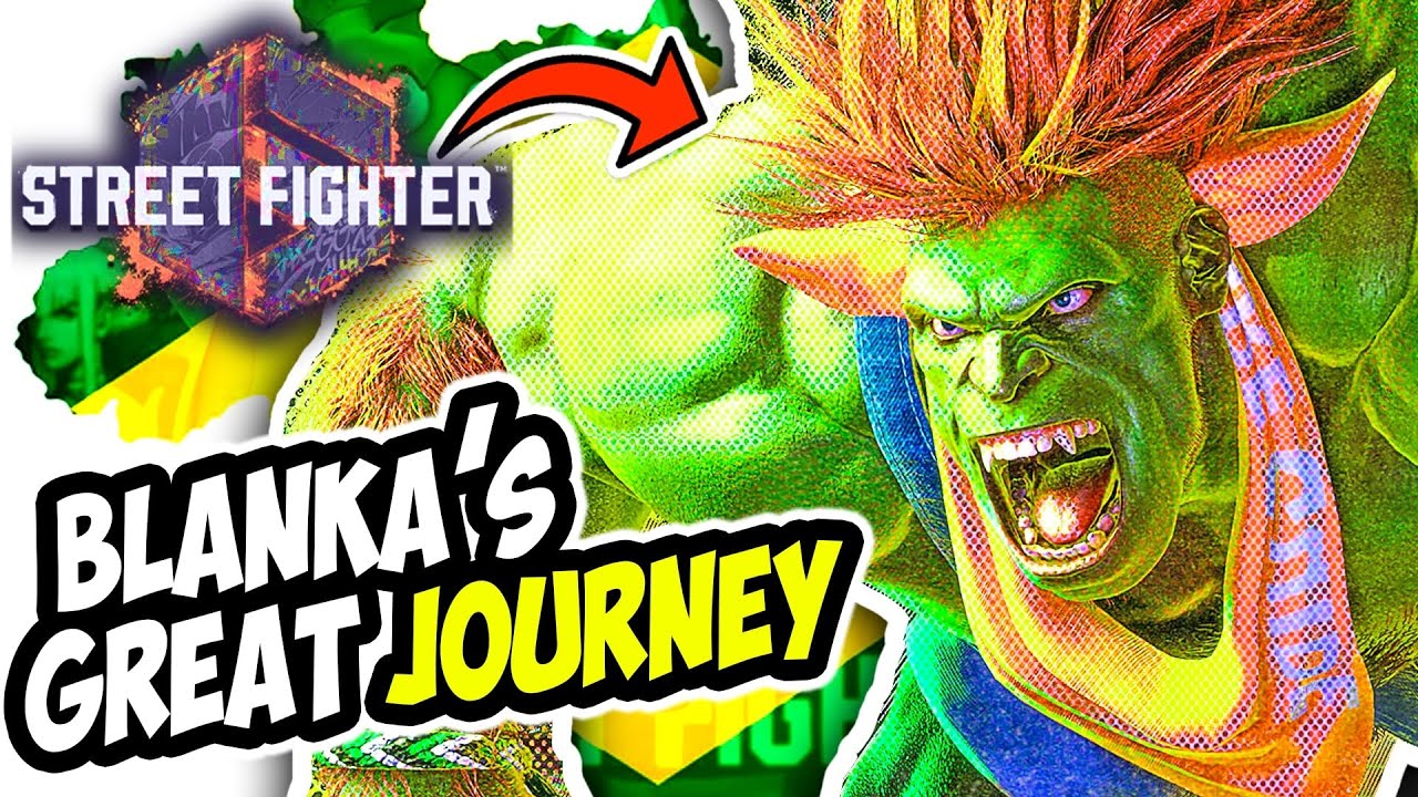 Why is Blanka Green in Street Fighter?