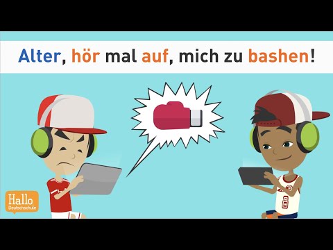 Deutsch lernen | Wortschatz Jugendsprache | Vokabular mit Beispielen üben!