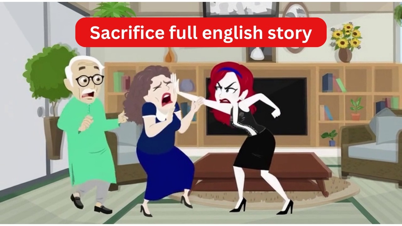 Sacrifice full english story | Learn English through story | Improve English | Animation story