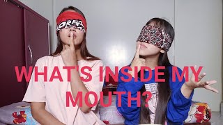 What's in my Mouth??? | Siblings challenge