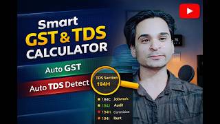 Smart GST & TDS Calculator | Auto Detect Sections with AI Logic#GSTCalculator #TDSCalculator screenshot 3