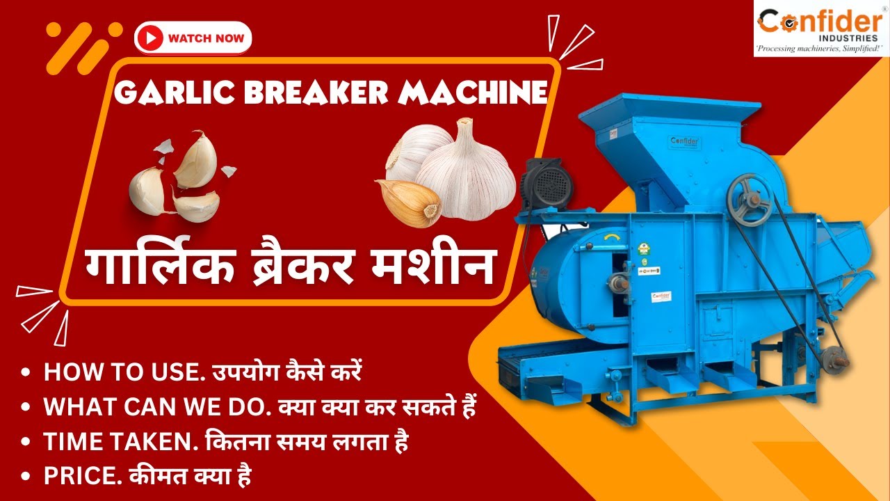Garlic Breaking Machine Garlic Separating Machine Garlic Splitting Machine Garlic Bulb