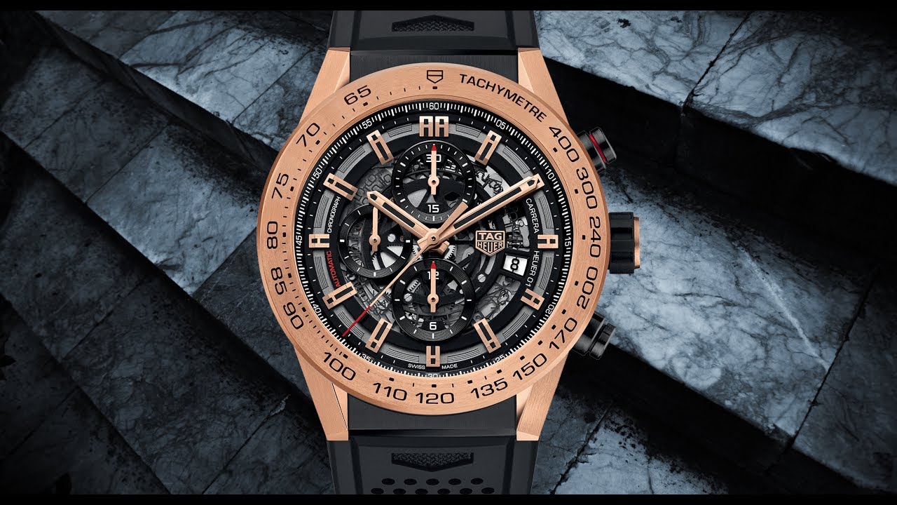 COOLEST TAG HEUER?: Tag Heuer Carrera Calibre Heuer 01 In Rose Gold and  Titanium - YouTube