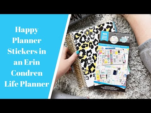 Do Erin Condren Stickers Fit Happy Planner