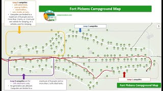 Fort Pickens Campground Map by Camper Outdoor 787 views 1 year ago 1 minute, 56 seconds