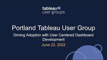 Portland Tableau User Group - June 23, 2022
