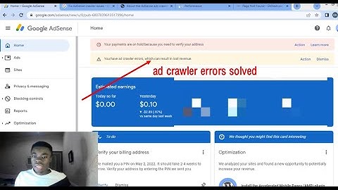 Fix ad crawler errors issues in your Adsense