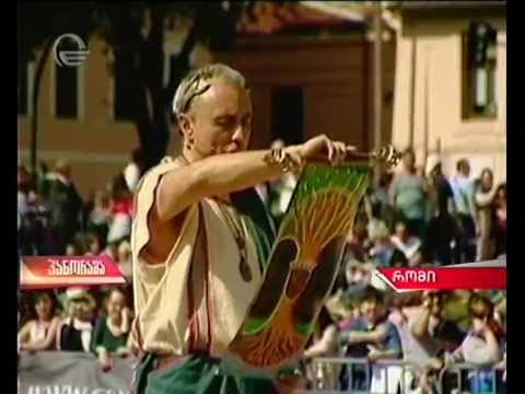 \"შავფაროსნების\" და ანსამბლ \"ჩვენებურების\" წარმატებული გამოსვლა რომში (პანორამა)