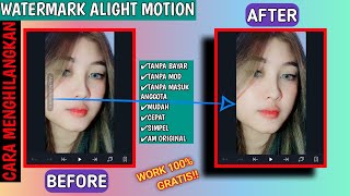 Cara Menghilangkan Tulisan Alight Motion Gratis | Cara Menghapus Watermark Alight Motion